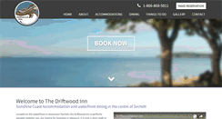 Desktop Screenshot of driftwoodmotorinn.com